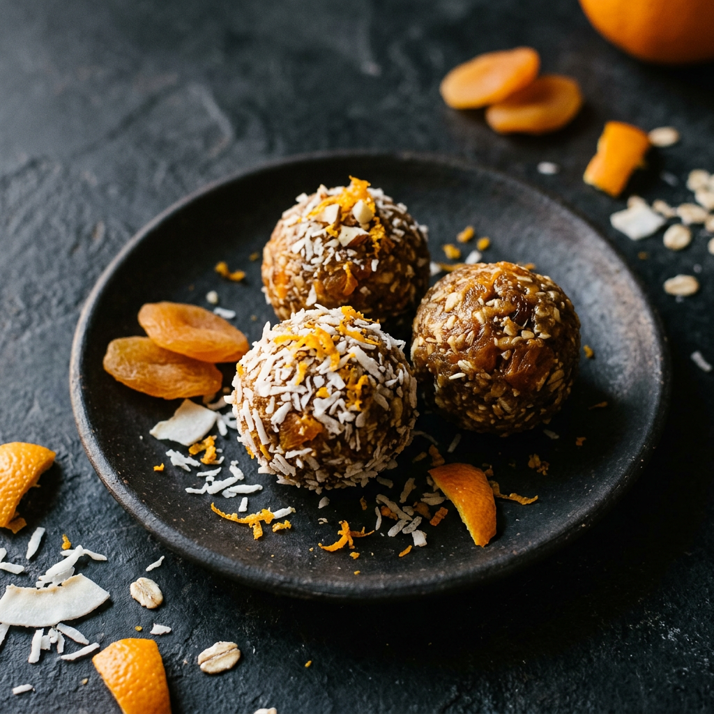 Apricot Sunrise energy bites